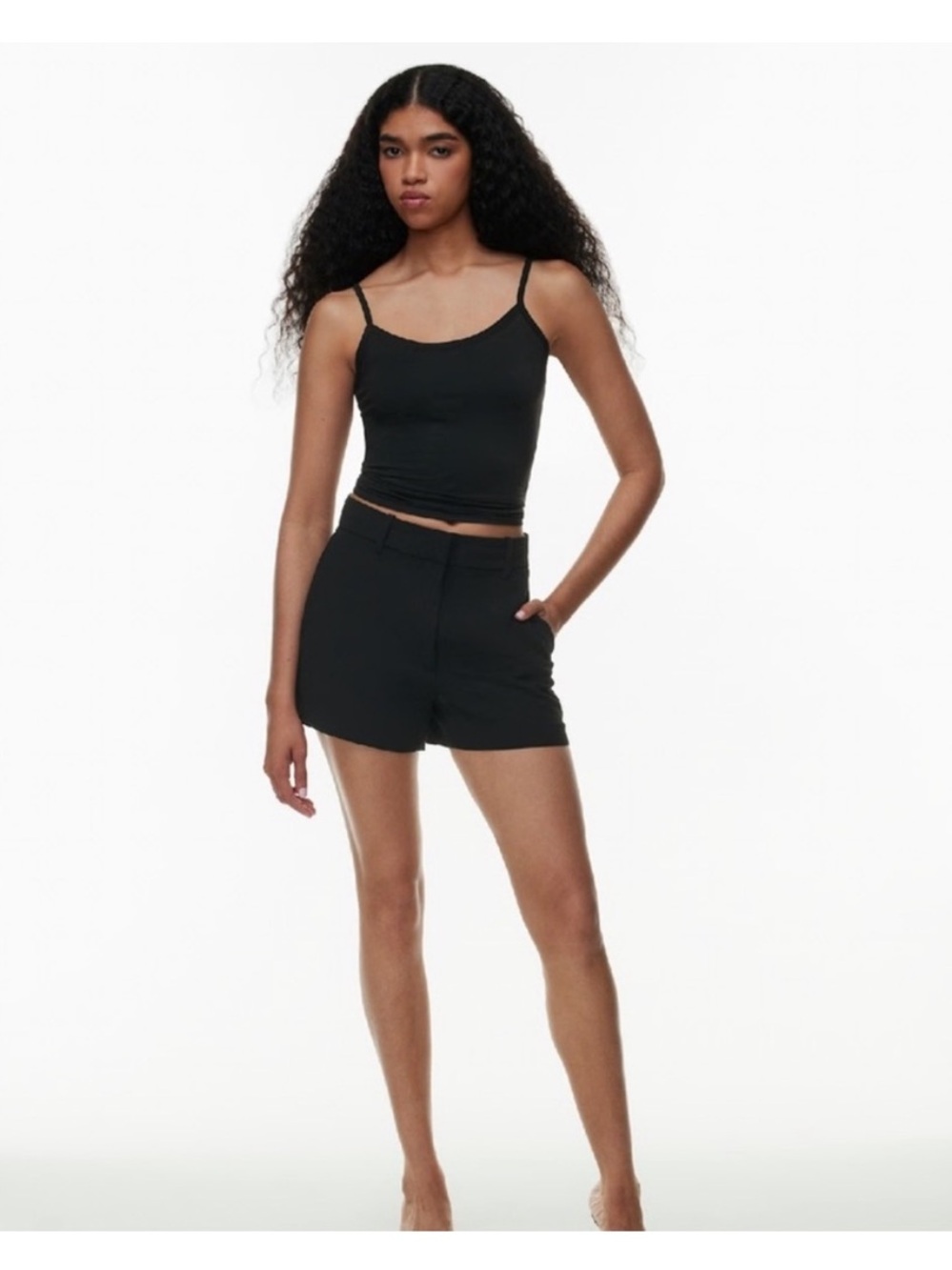 Wilfred Black Bermuda Shorts - Minimal Tailored Cut